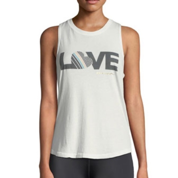 SPIRITUAL Gangster LOVE White Muscle Tank Top Sz S - Picture 1 of 5